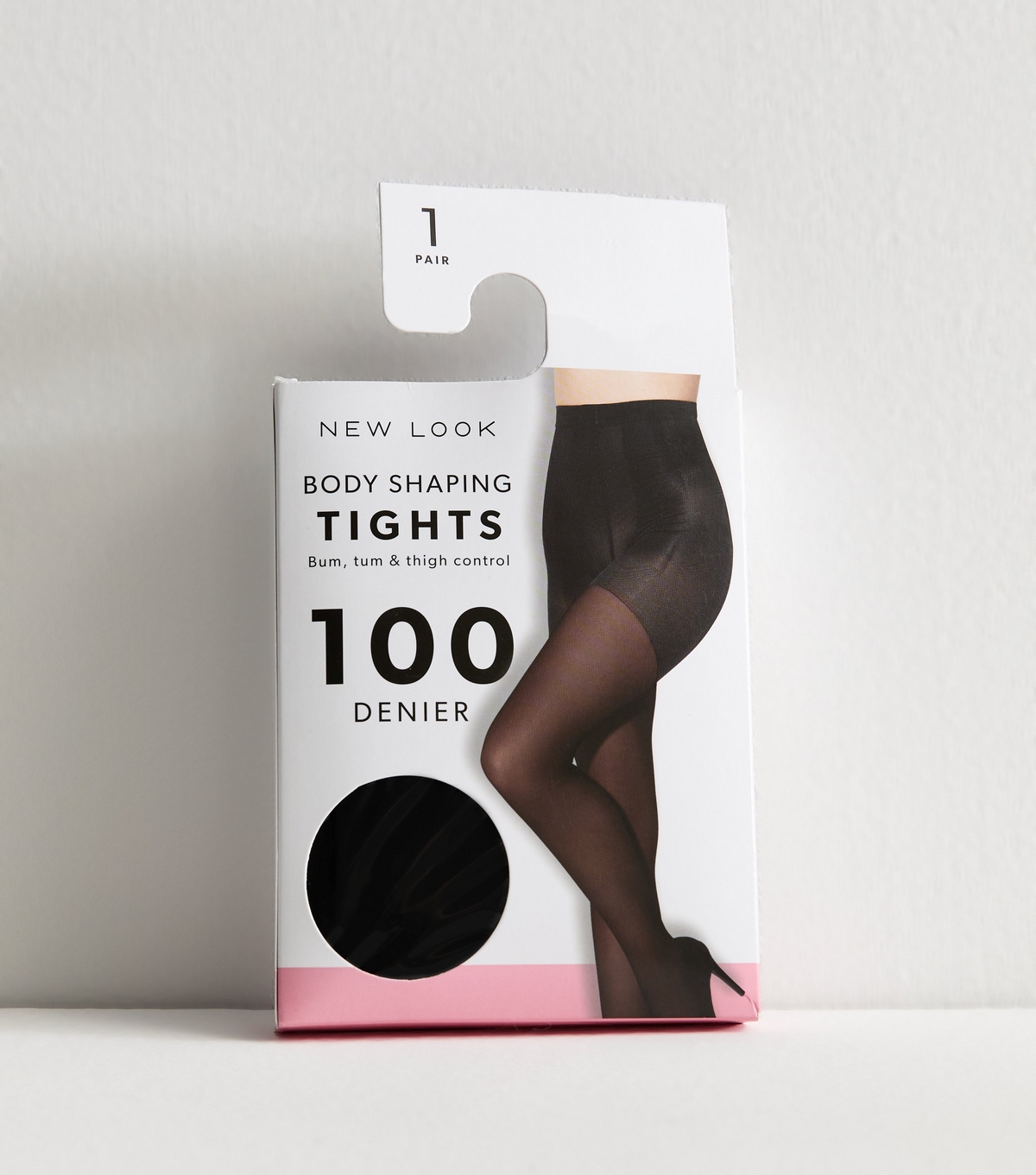 Black Premium 100 Denier Body Shaping Tights New Look