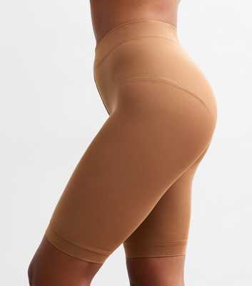 Tan Anti-Chafing Hosiery Shorts 