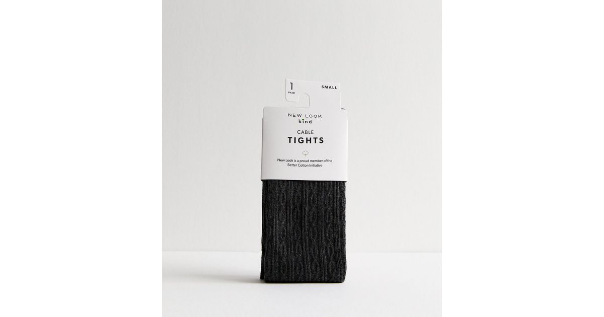 Classic Cotton Tights - Grey Melange