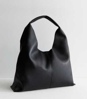 Black Slouchy Tote Bag