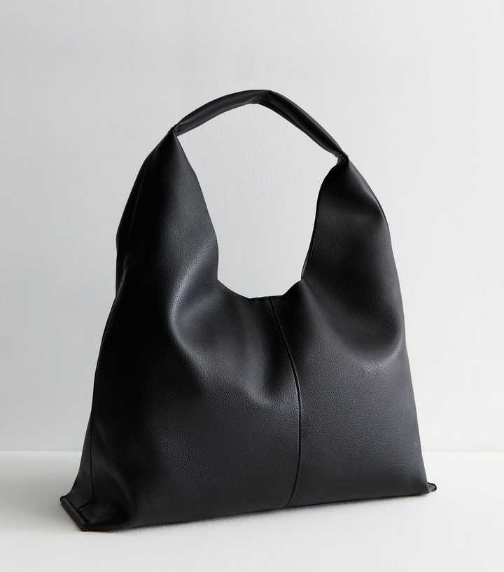 Black Slouchy Tote Bag | New Look
