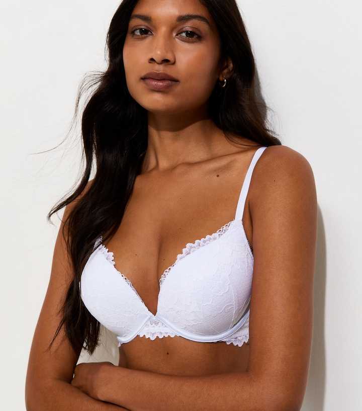 White Lace Boost Bra 