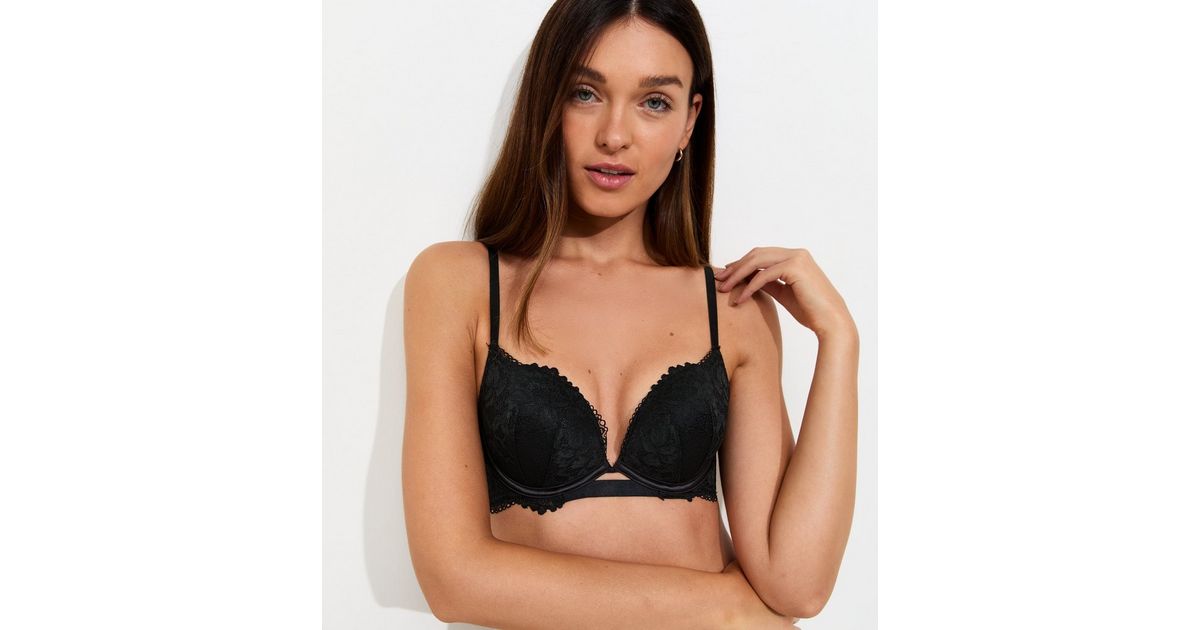 Snatched Push-Up Bra In Black