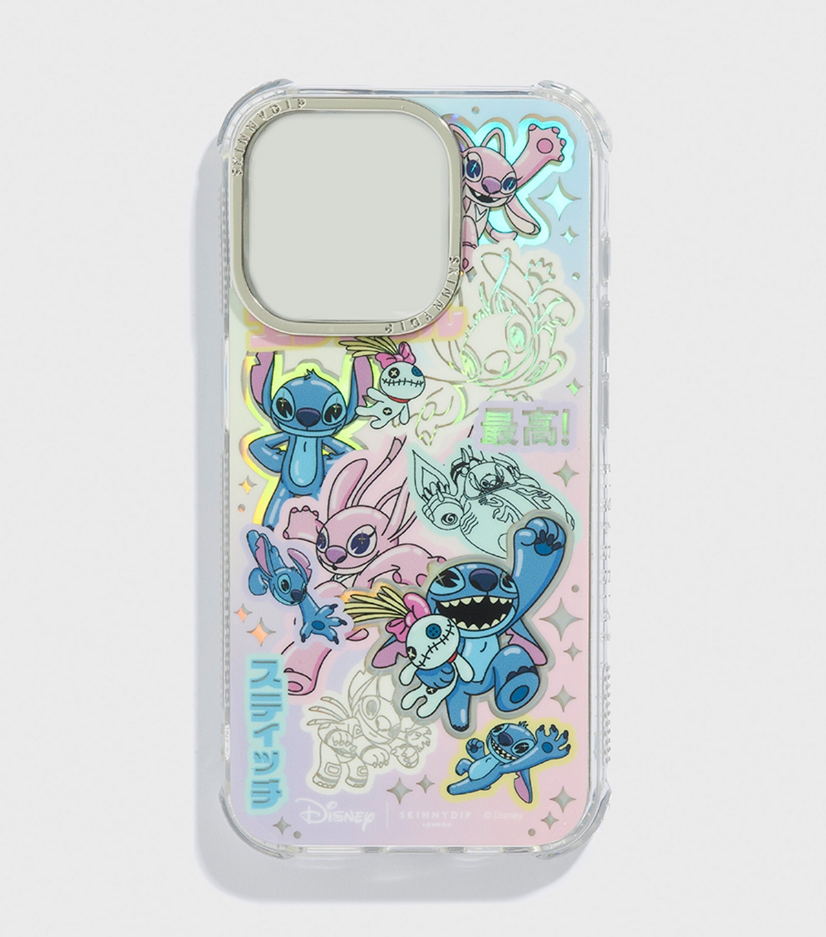 Light Purple Disney Stitch iPhone Shock Case Skinnydip New Look