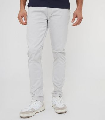 Threadbare Off White Slim Leg Chino Trousers | New Look