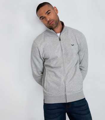 Threadbare Grey Zip-Up Jumper 