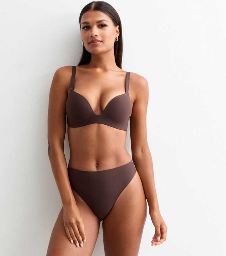 Brown Comfort Smooth Push Up Bra 
