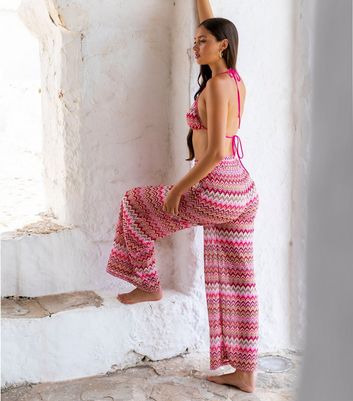 Pink best sale beach pants