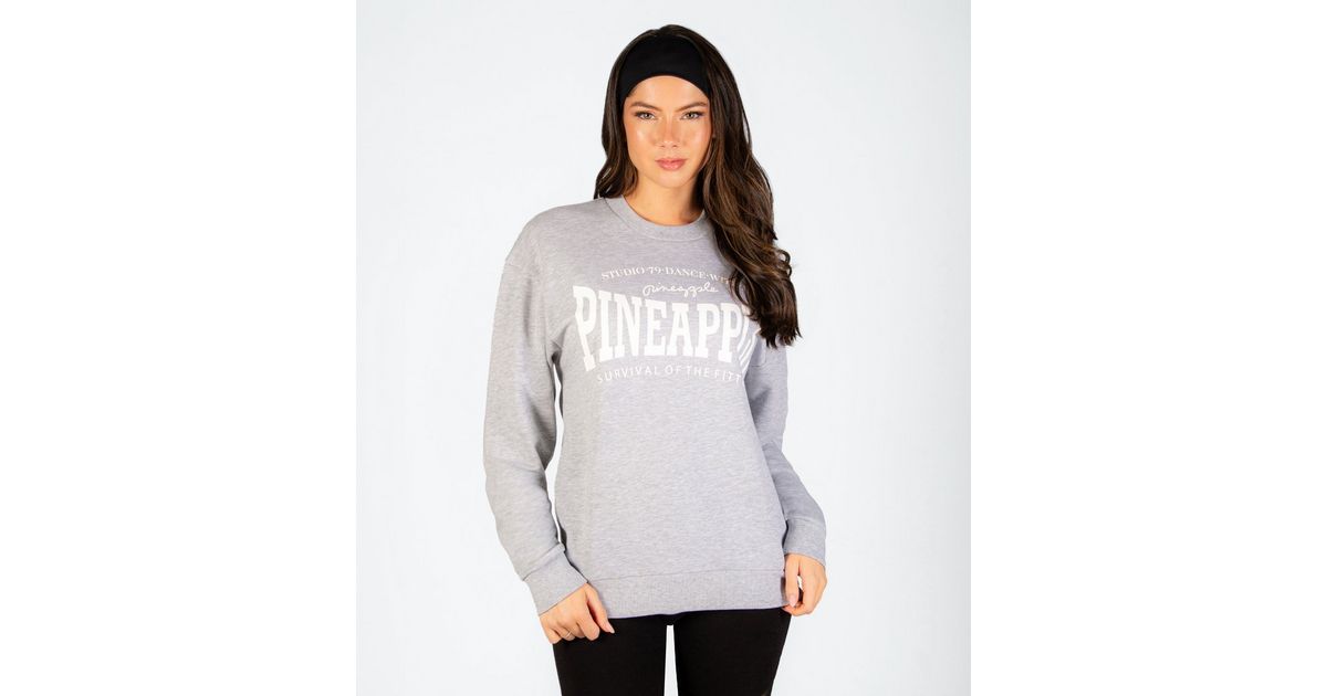 Edm Yellow Pineapple Print Sweatshirt