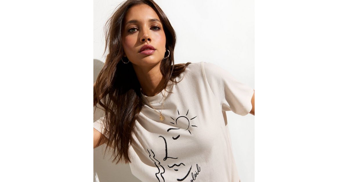 Women's Graphic Off White Oversized Shirt