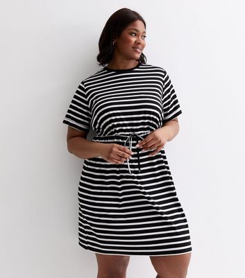 New look striped dress best sale