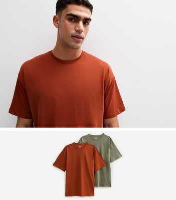 Pack Of 2 Multicoloured Oversized T-Shirts