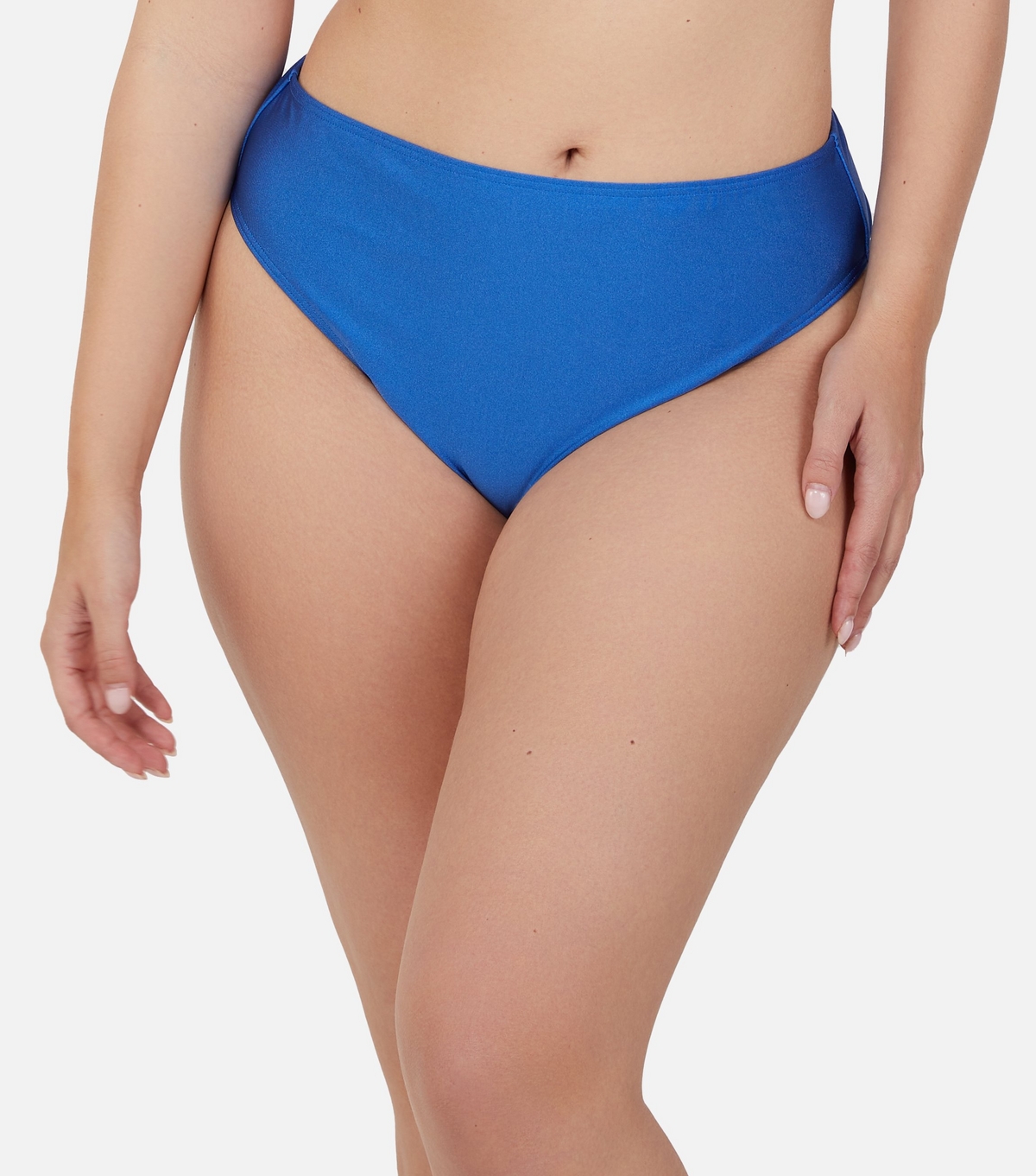 Women's Blue High-Waisted Bikini Bottoms Peek & Beau New Look