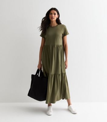 Ladies Dresses Smock Dress Tall Buy Boohoo Tall Jersey Cotton Mix