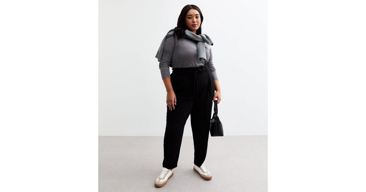 Houston Tie Front Pants - Black