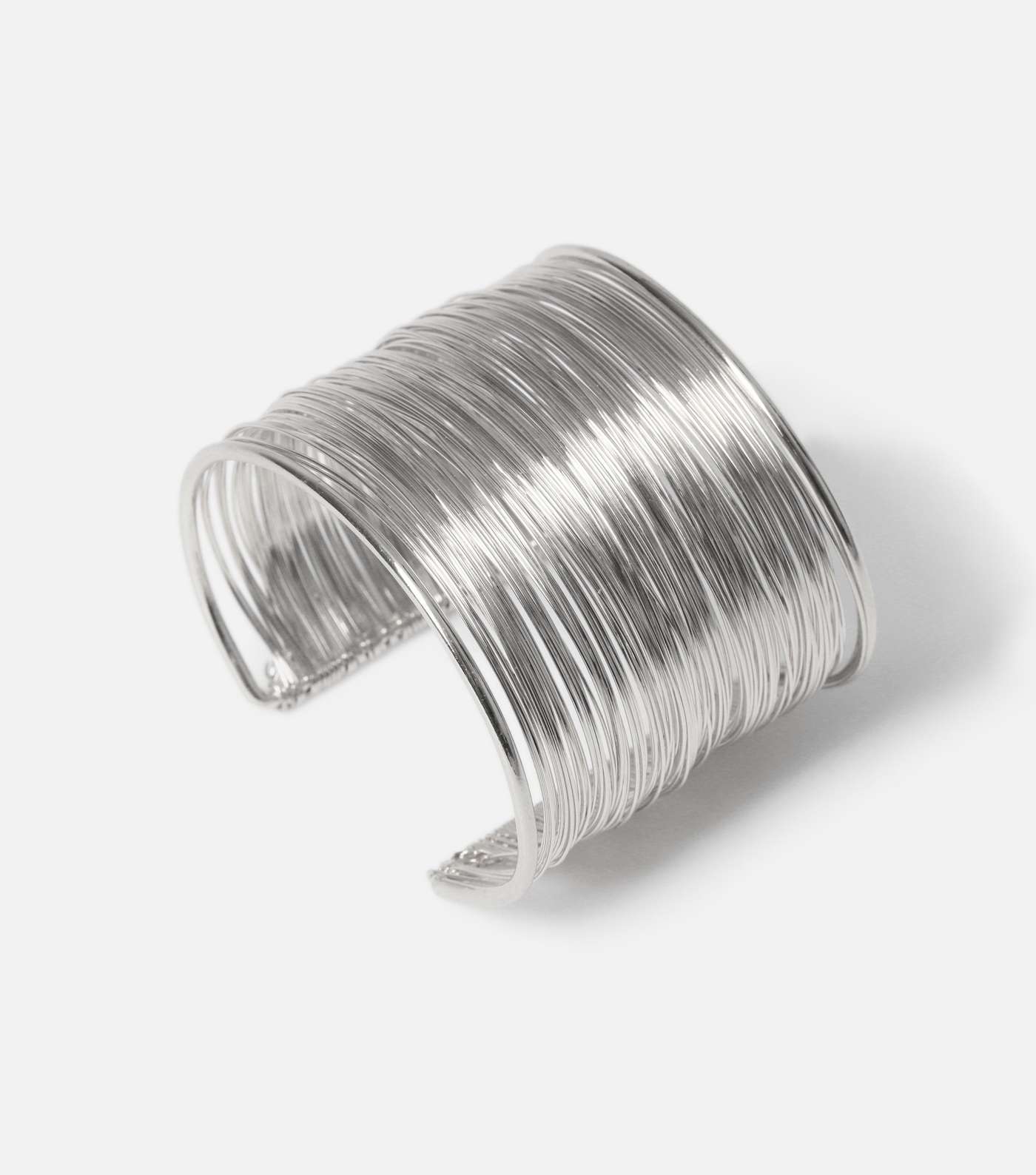 Freedom Silver Wire Cuff Bracelet Image 2