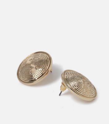Muse Gold Circle Stud Earrings New Look