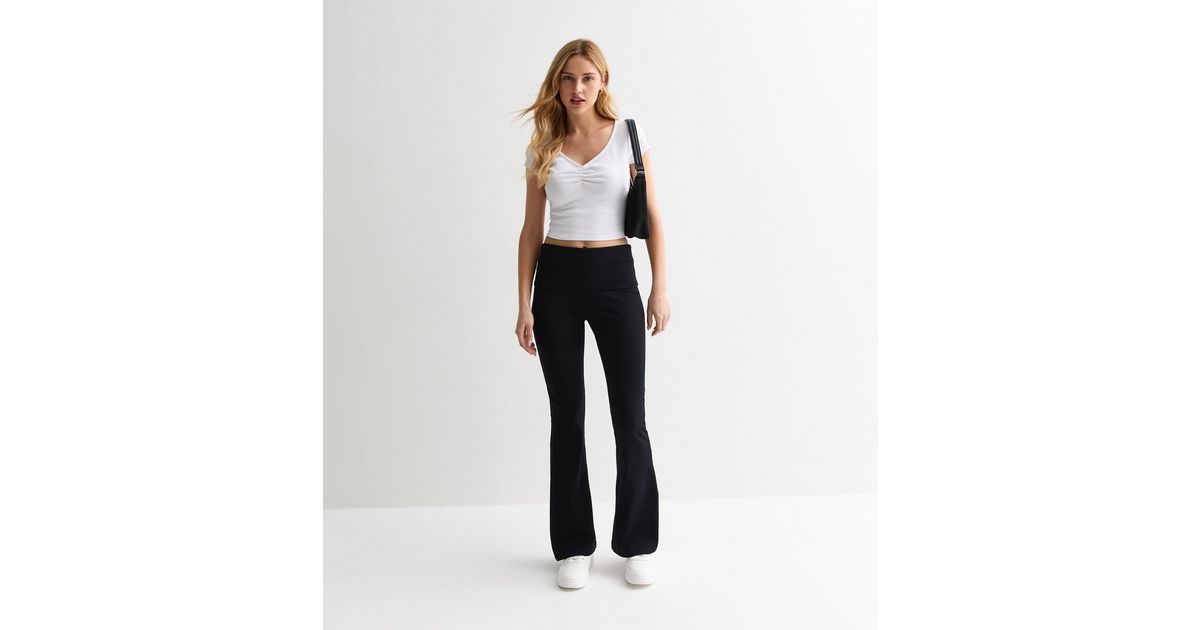 V-Waist Flare Legging and Sport Bra Set main image 1