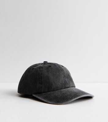 Grey Washed Cotton Cap