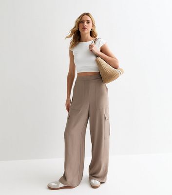 Light Brown Cargo Trousers New Look