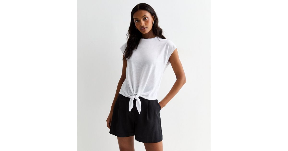 white tie t shirt
