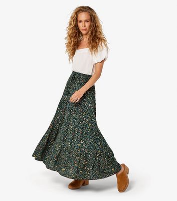 New look sale floral maxi skirt