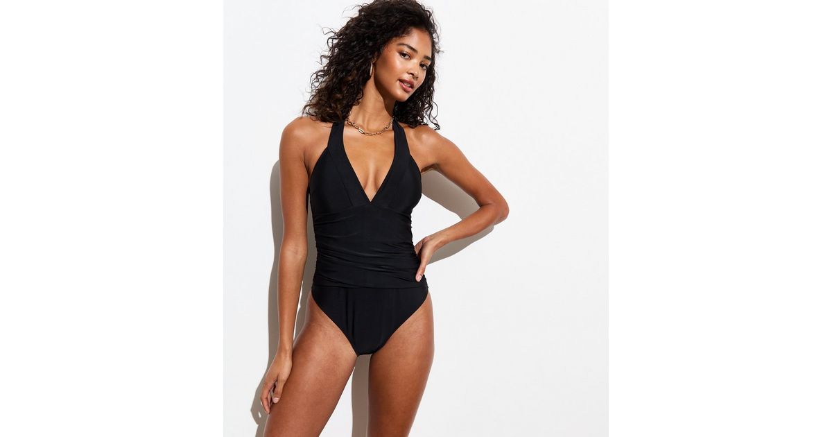 halter neck wrap bikini