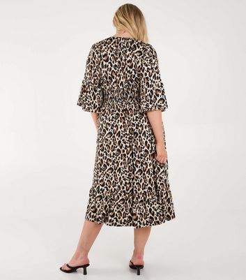 Coast freida animal midi dress best sale