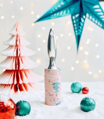 Pink Christmas Tree Print Lint Roller