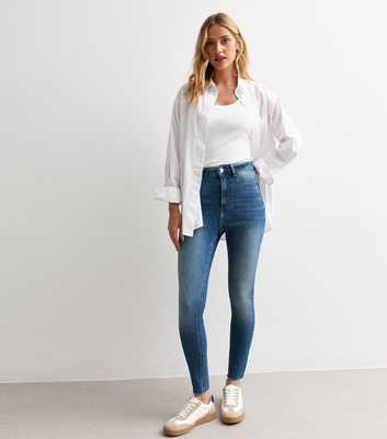 Blue Hallie Disco Super Skinny Jeans