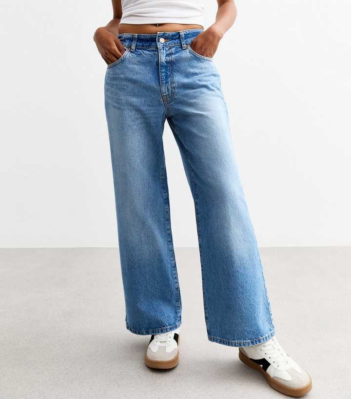 Petite Clothing Petite High Waisted Boyfriend Jeans SELONE Wide