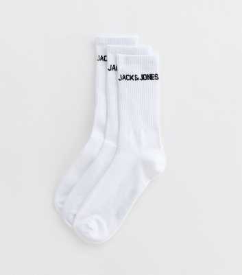 Jack & Jones 5 Pack of White Tennis Socks