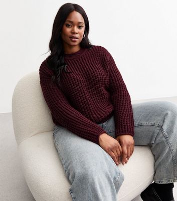 Burgundy womens jumper best sale