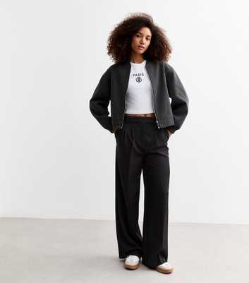 Black Wide Leg Trousers