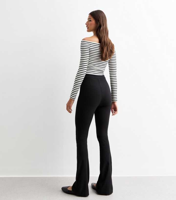 Boot Cut Petite Black Work Trousers Bootcut Dress Pants Women's