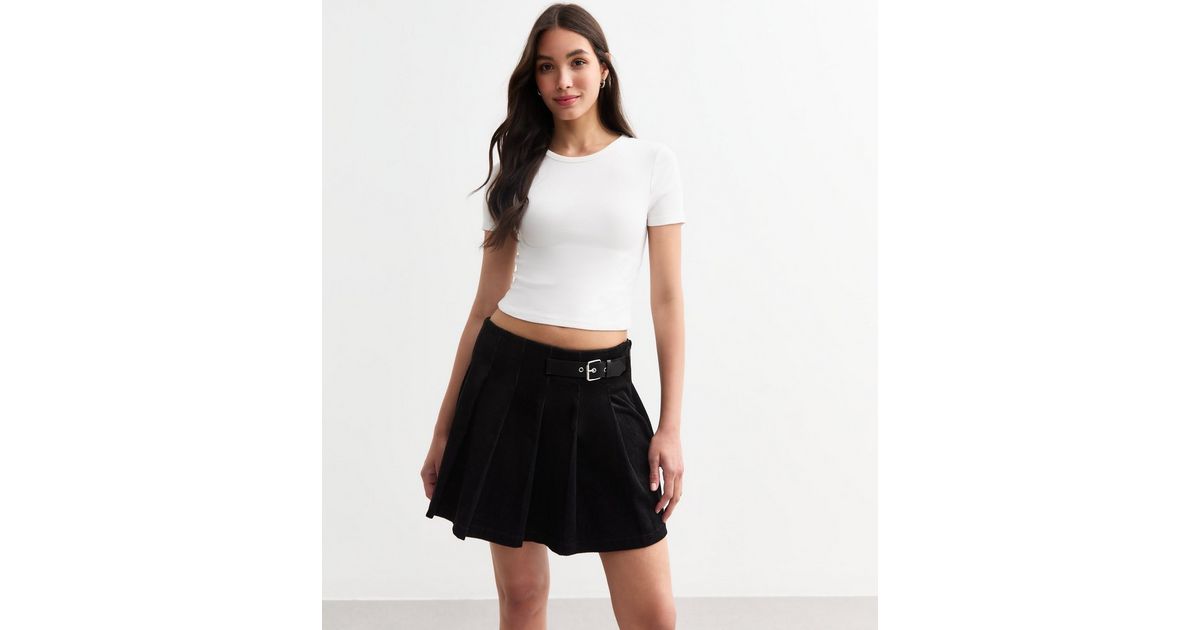Corduroy Belted Mini-Skirt main image 0