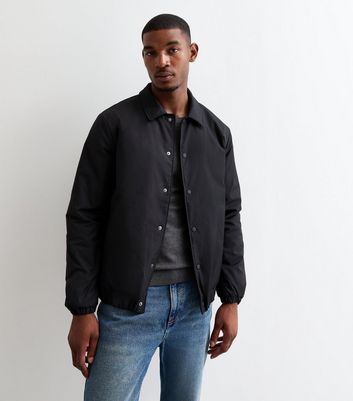 Black Regular Padded Coach Jacket | New Look
