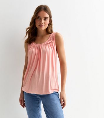 Gini London Pink Oversized Top New Look