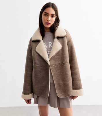 Mink Faux Shearling Jacket 