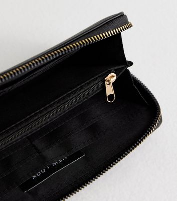 Black zip purse sale