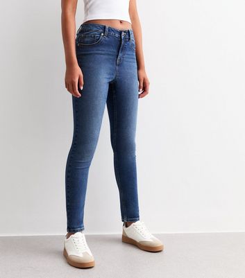 Girls Blue Skinny Jeans