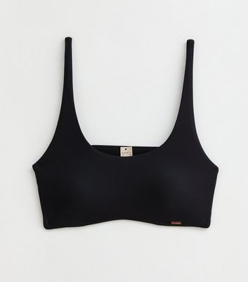 Dorina Black Smooth Microfibre Padded Bralette New Look