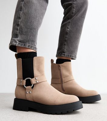 Camel biker boots best sale