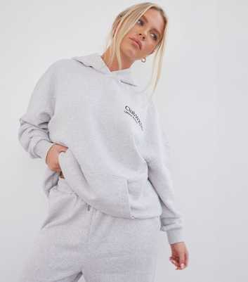 WKNDGIRL Grey Oversized Hoodie