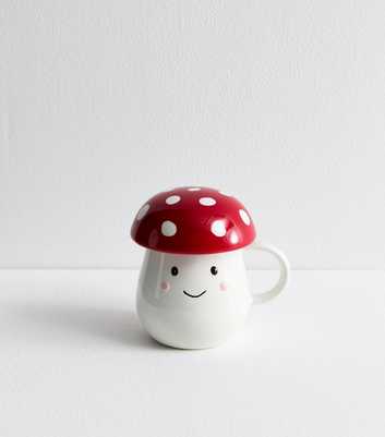 Red Mushroom Lid Mug