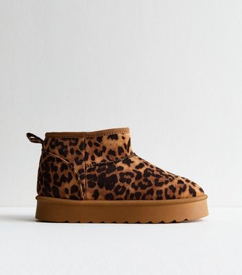 New look leopard print boots deals