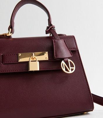 Burgundy bag new look shop