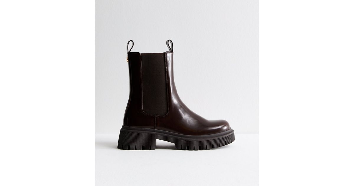chunky chelsea ankle boots