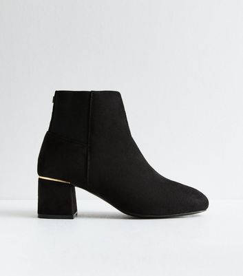 Black wide ankle boots online