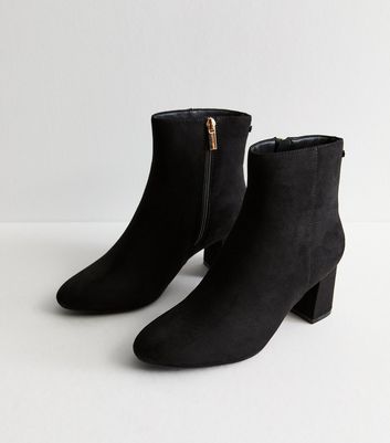 Mid heel ankle boots best sale